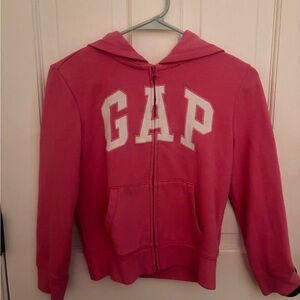 GAP Kids Pink Zip Up Hoodie Sz Large Like New